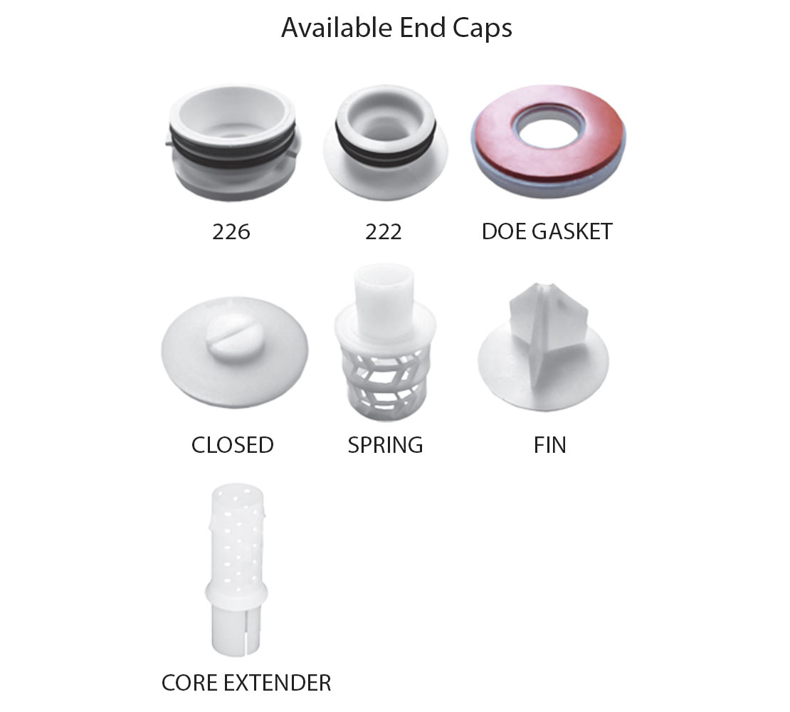 Available end caps